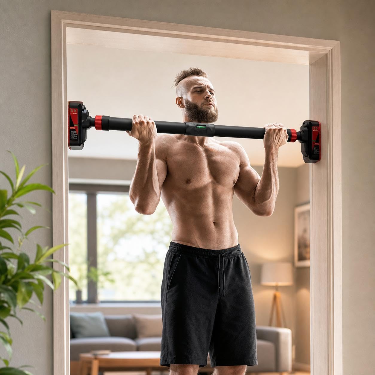 Leg Home Gym Workout - Barra de tração para instalar na