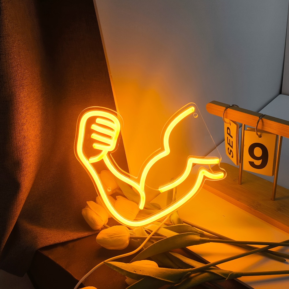 Home Gym Neon Sign - Luz de Motivação Fitness - Letreiros