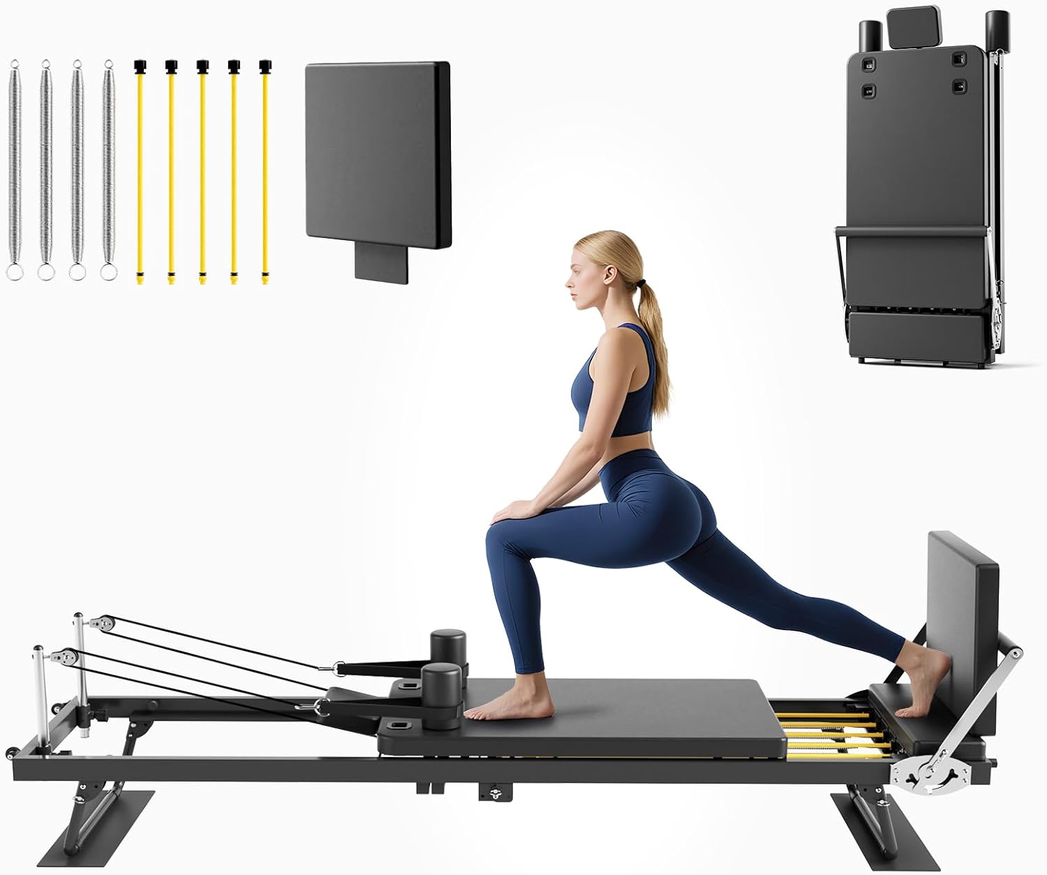 Leg Home Gym Workout - Máquina de Pilates Dobrável, Equipamento de
