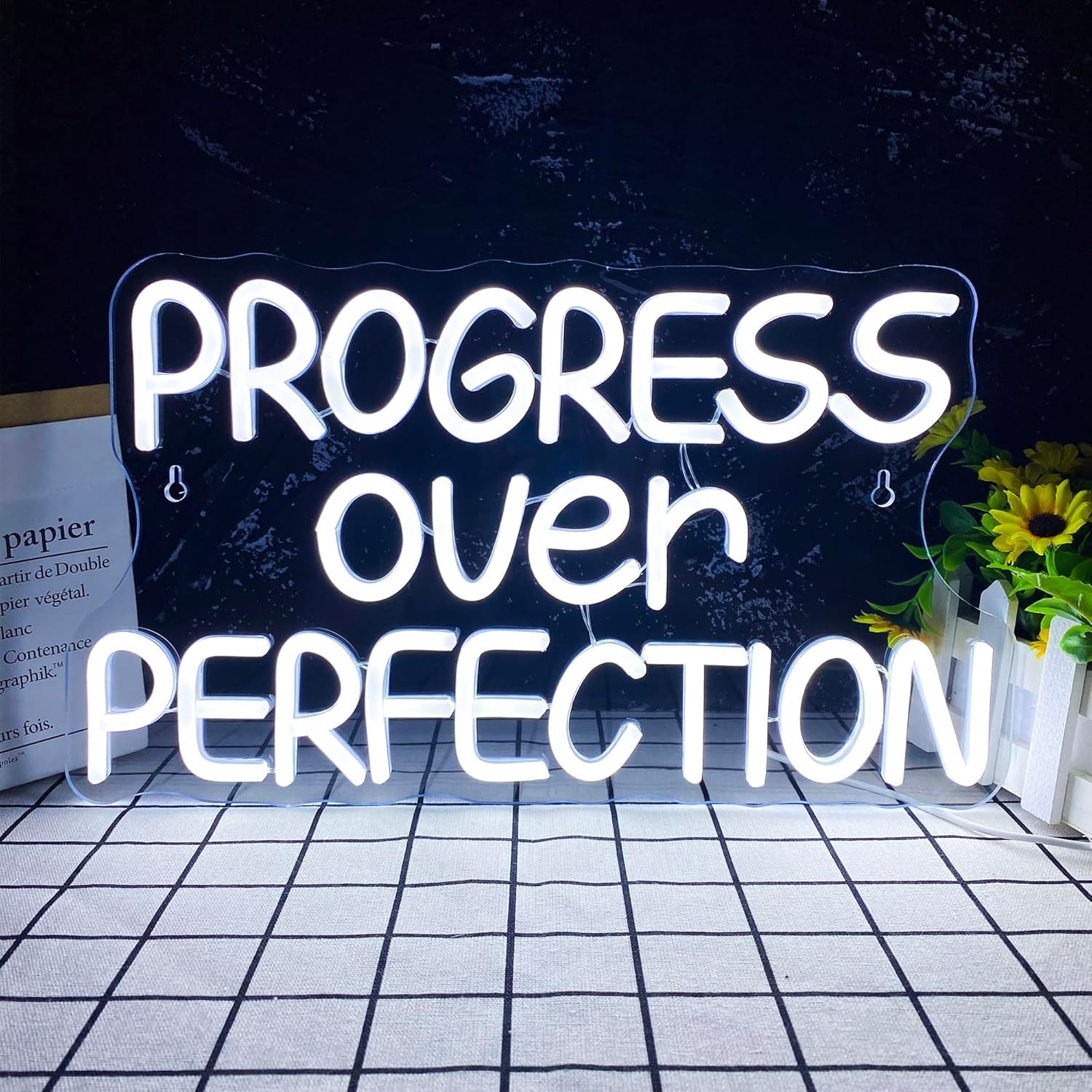 Letreiro de Neon LED 'Progress - Home Gym Neon Sign avaliação e preço