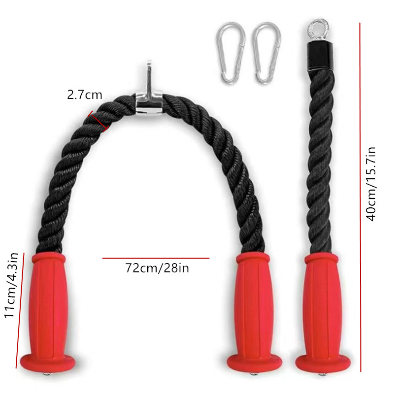 Cordas ergonômicas para trícep - Home Gym Routine avaliação e preço
