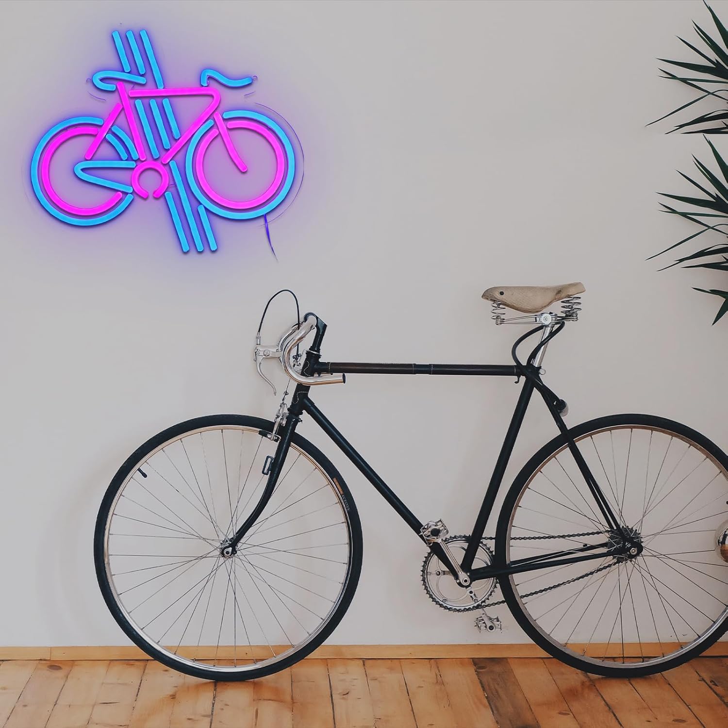 Bicicleta sinal de néon pode s - Home Gym Neon Sign avaliação e preço