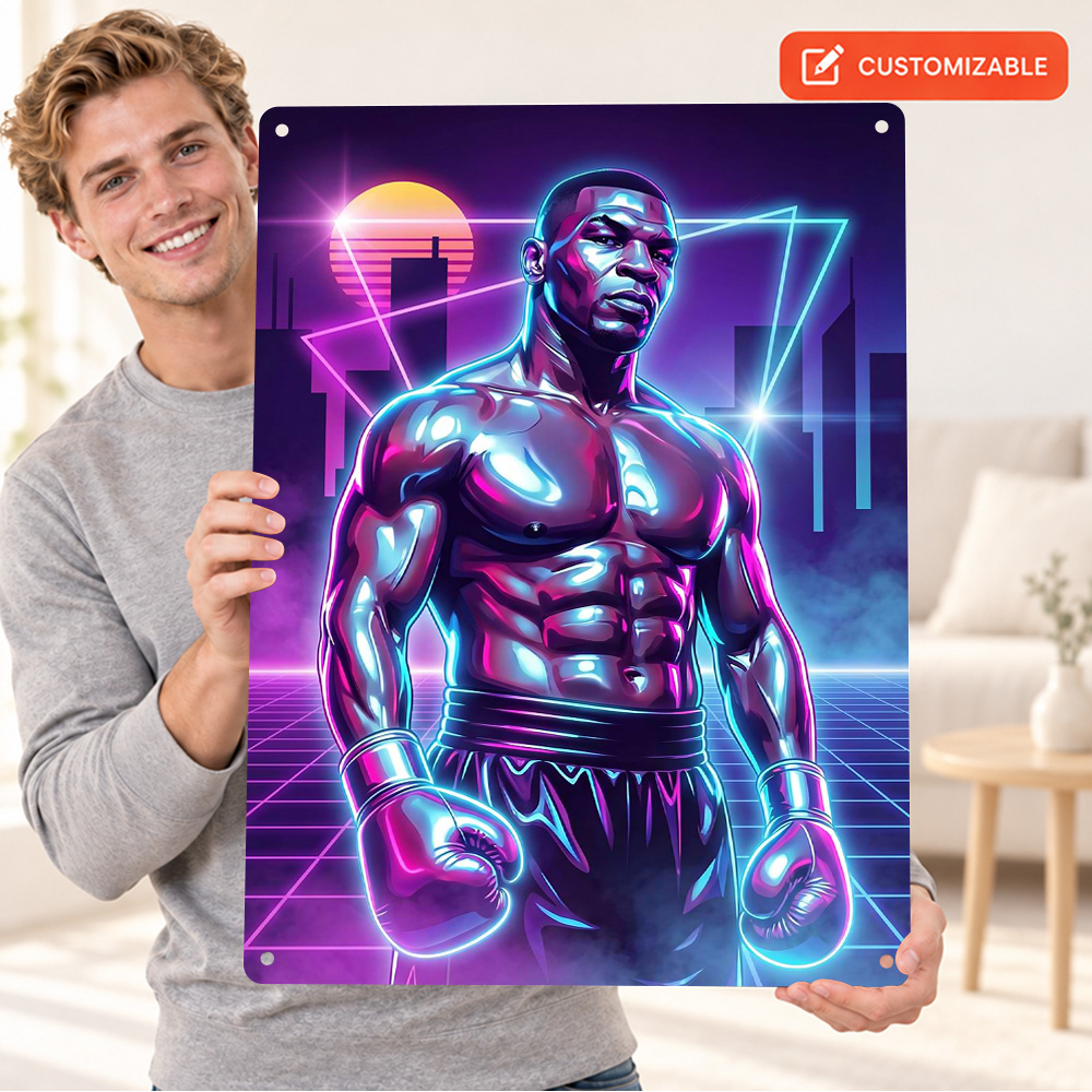 Pôster de metal texturizado co - Home Gym Neon Sign avaliação e preço