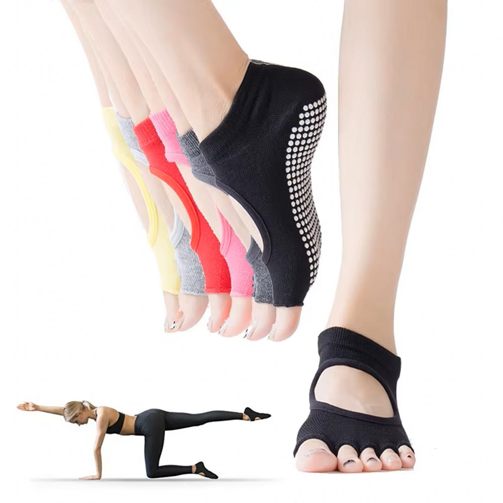 Meias de Yoga Sem Costas com C - Home Gym Yoga avaliação e preço